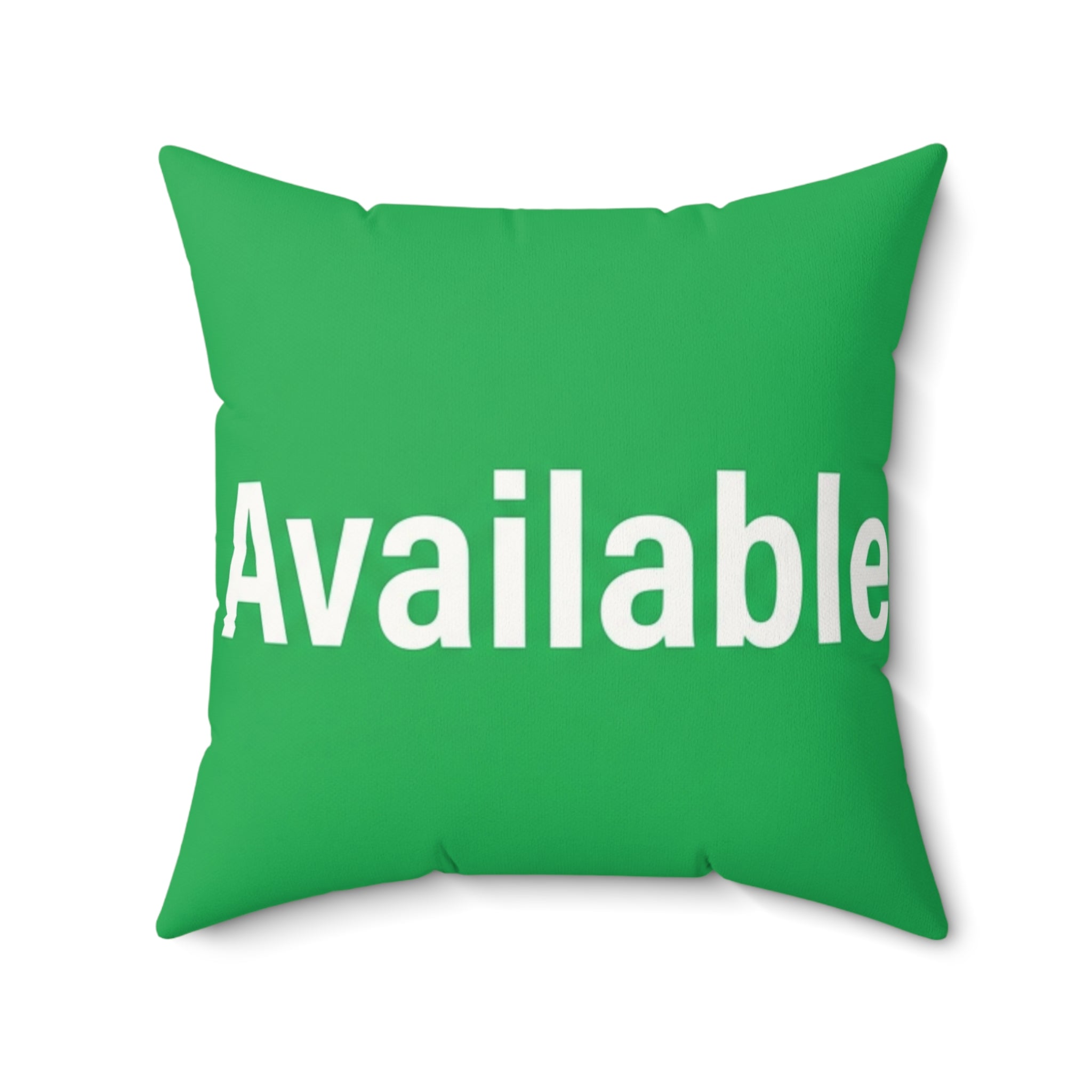 Get Away / Available Double-Sided Mood Pillow – The Ultimate Sanity Indicator