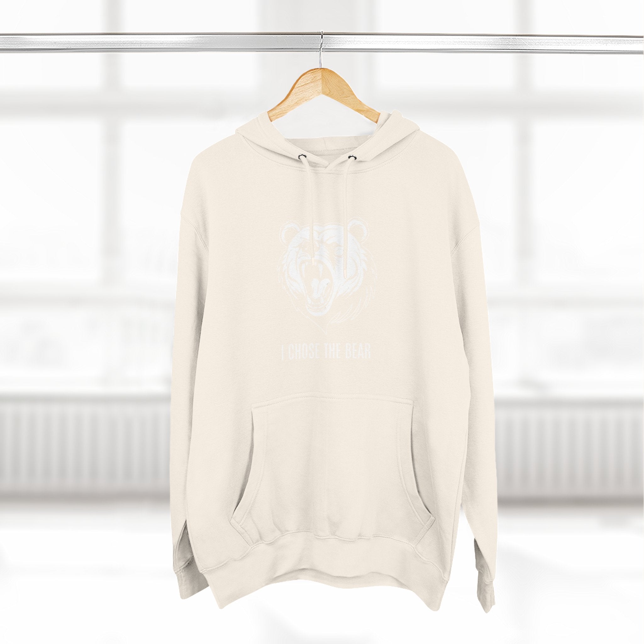 I Chose The Bear Hoodie - Roaring Streetwear Fleece Pullover