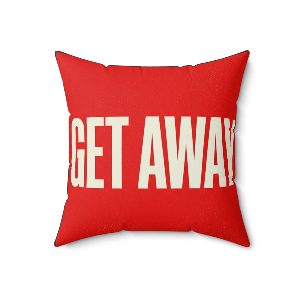 Get Away / Available Double-Sided Mood Pillow – The Ultimate Sanity Indicator