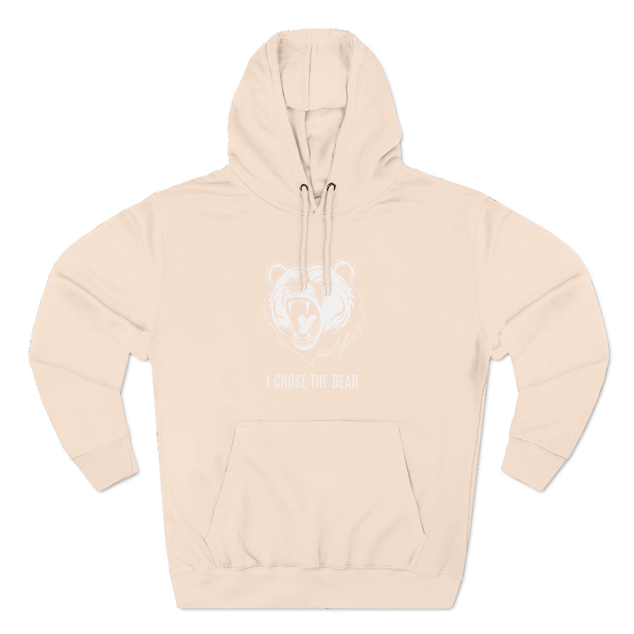 I Chose The Bear Hoodie - Roaring Streetwear Fleece Pullover