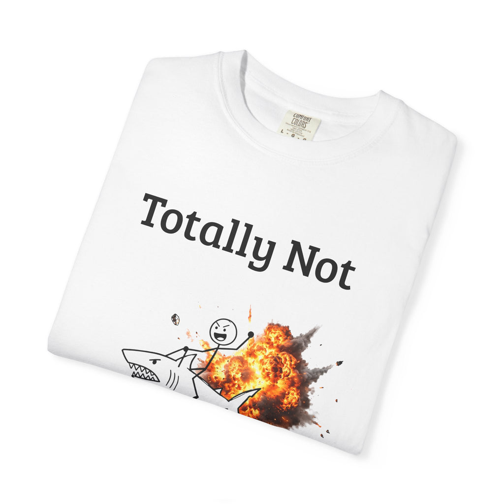 T-Shirt — "Totally Not AI Generated" Humorous Graphic Tee