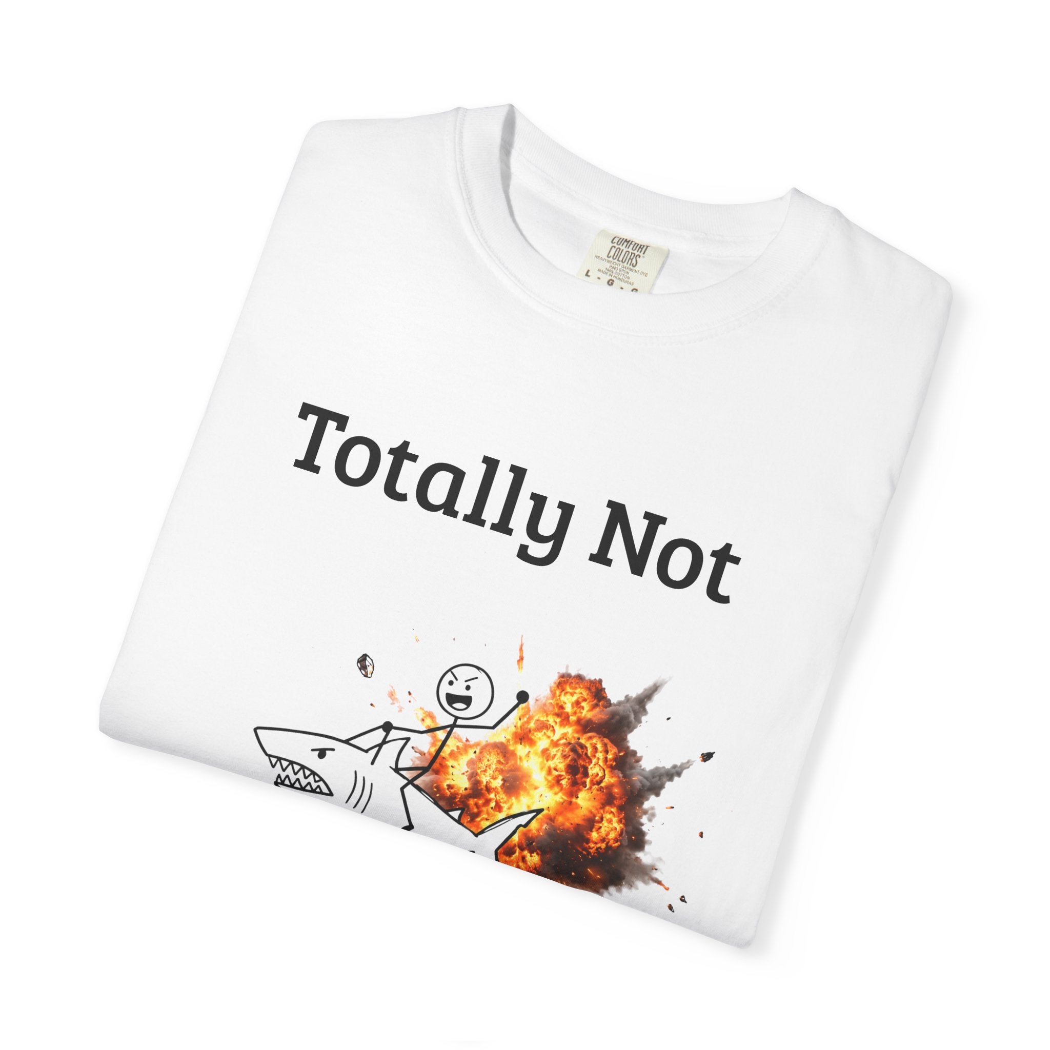 T-Shirt — "Totally Not AI Generated" Humorous Graphic Tee