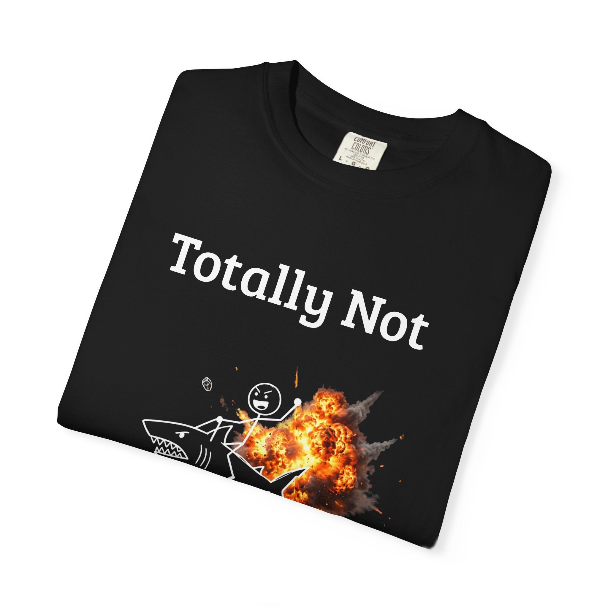 T-Shirt — "Totally Not AI Generated" Humorous Graphic Tee