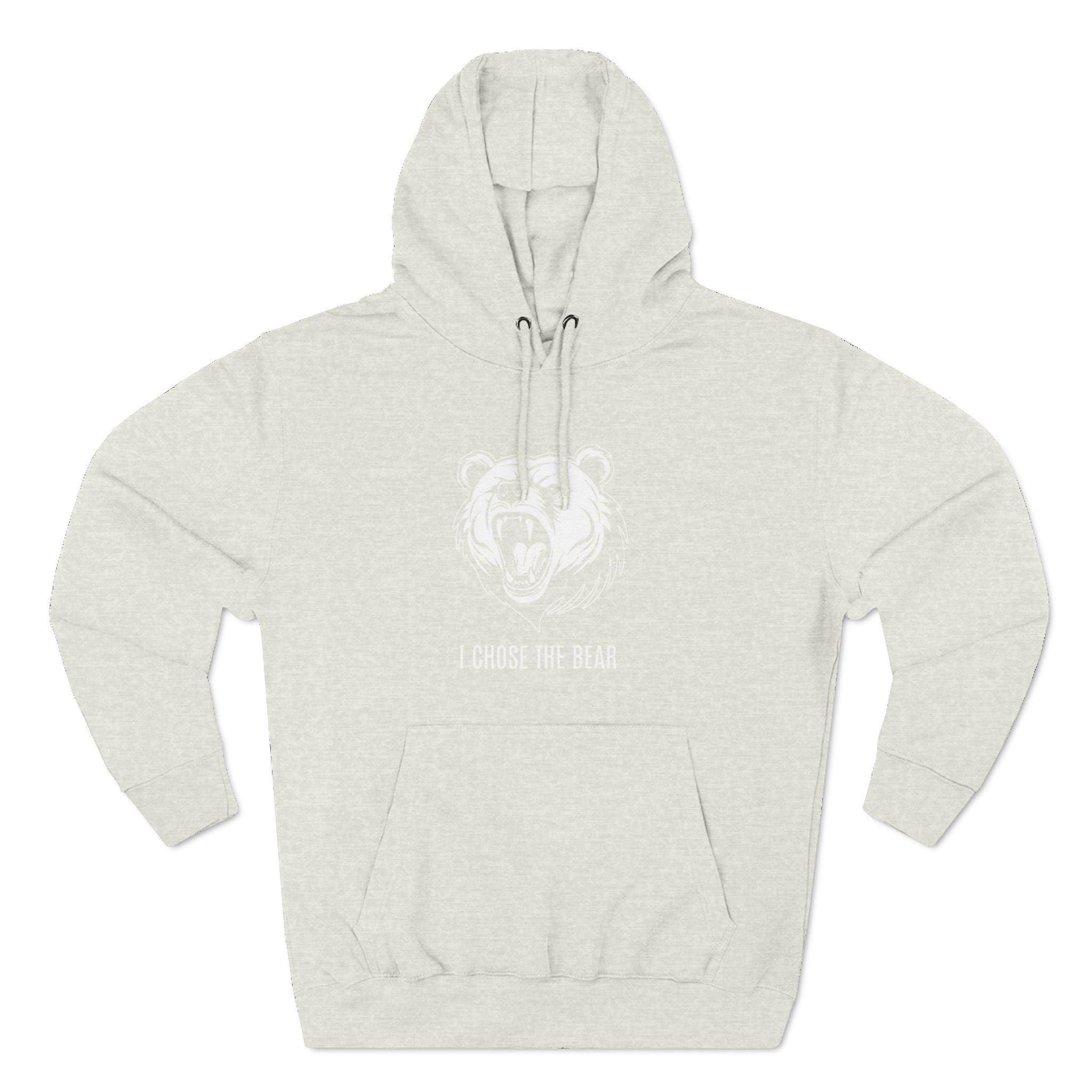 I Chose The Bear Hoodie - Roaring Streetwear Fleece Pullover