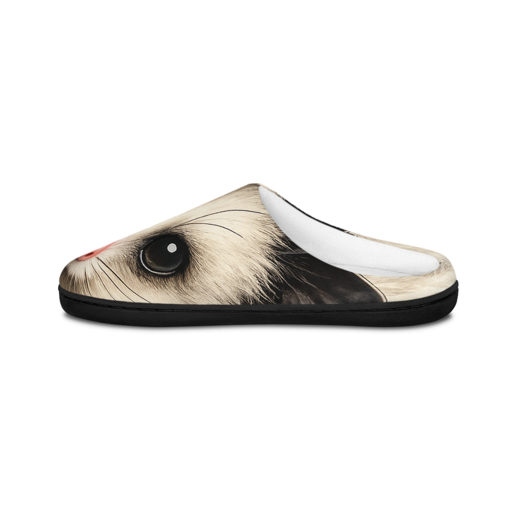 Opossum Staring Contest Cozy House Slippers
