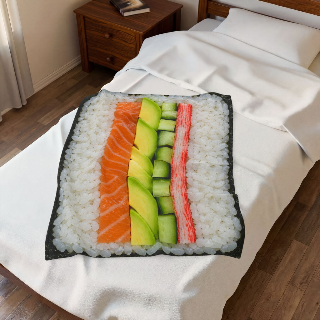 The Maki Roll Solo Velveteen Blanket