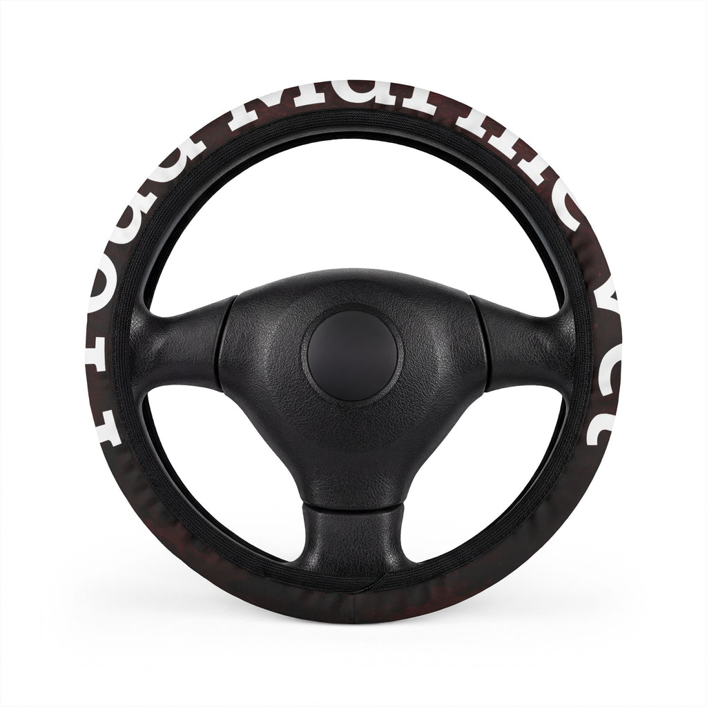 Patriotic Camo Steering Wheel Cover | Marine Veteran Style Military Interior Accessory