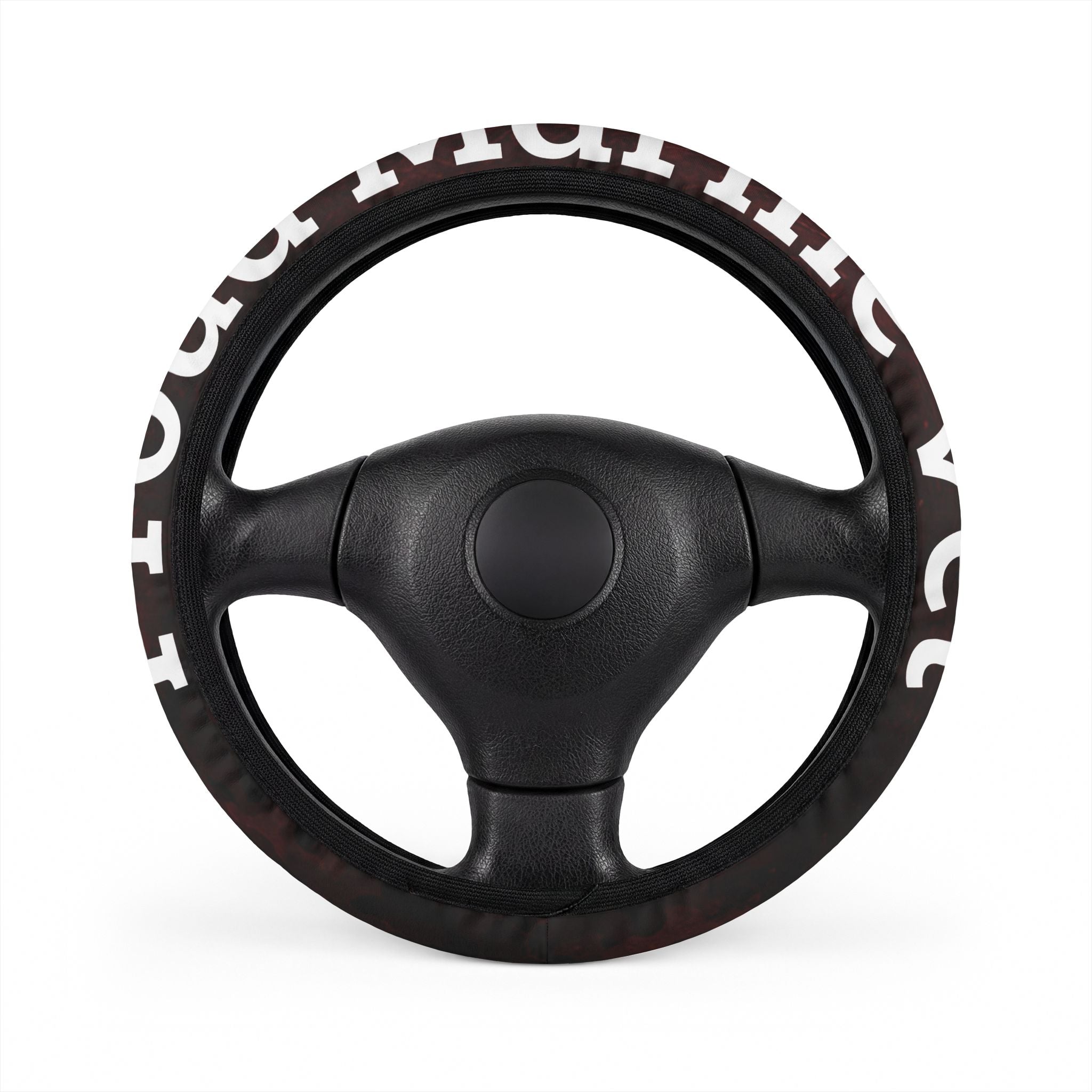 Patriotic Camo Steering Wheel Cover | Marine Veteran Style Military Interior Accessory