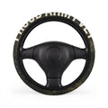 Patriotic Camo Steering Wheel Cover | Army Veteran Style Military Interior Accessory
