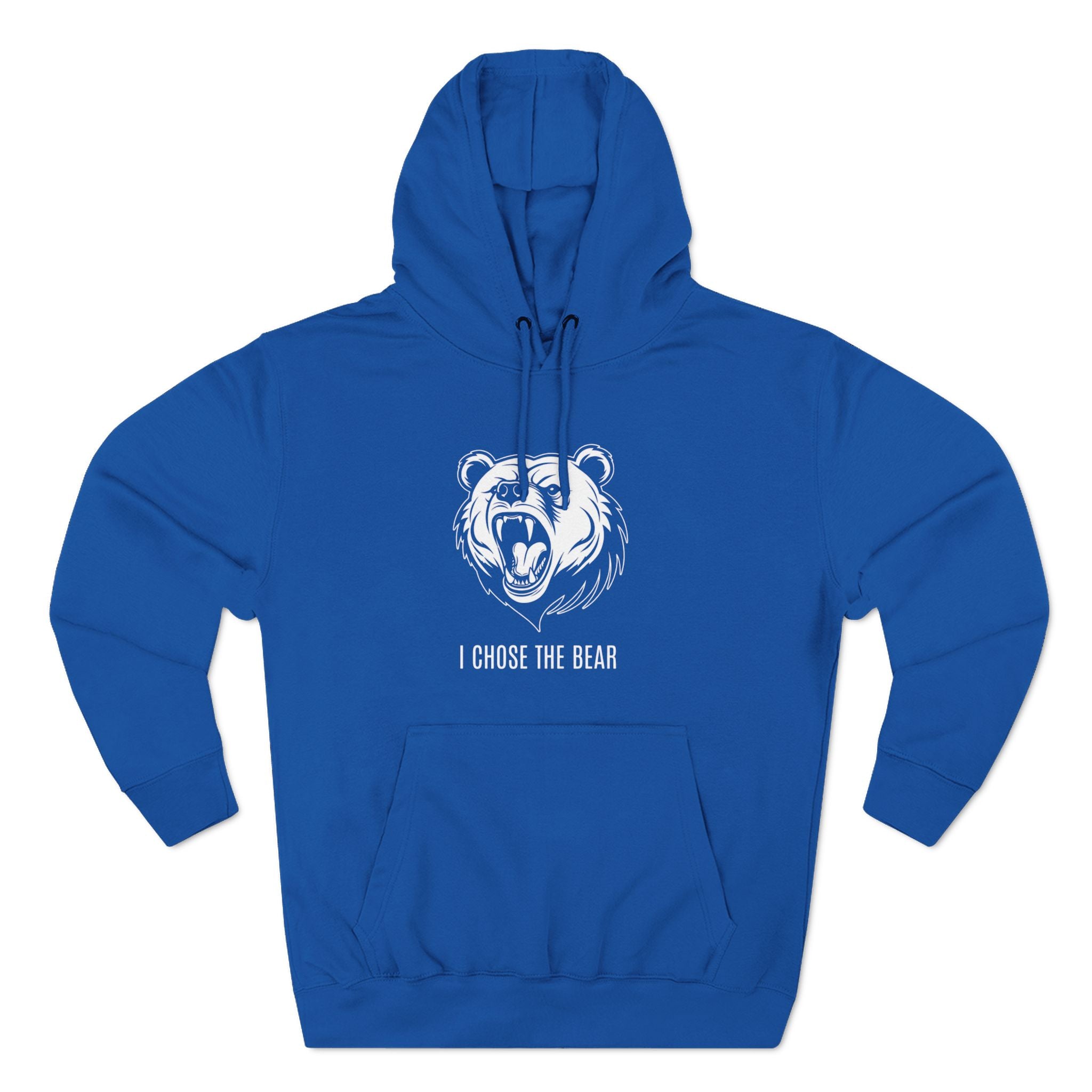 I Chose The Bear Hoodie - Roaring Streetwear Fleece Pullover