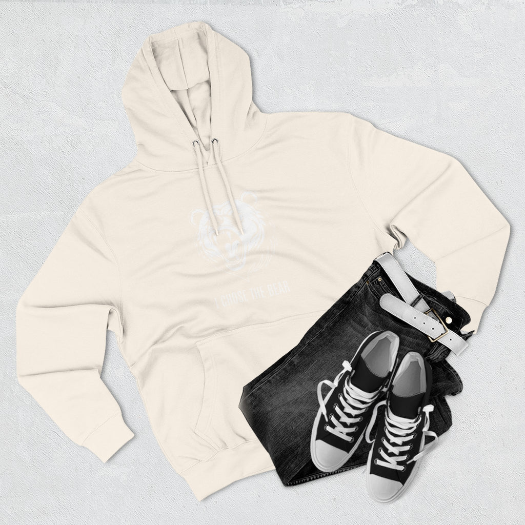 I Chose The Bear Hoodie - Roaring Streetwear Fleece Pullover