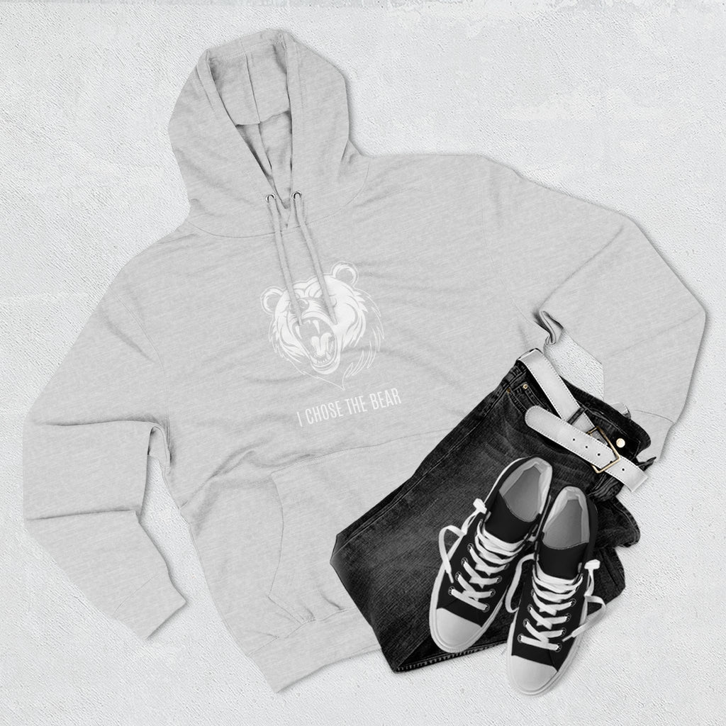 I Chose The Bear Hoodie - Roaring Streetwear Fleece Pullover