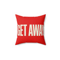 Get Away / Available Double-Sided Mood Pillow – The Ultimate Sanity Indicator
