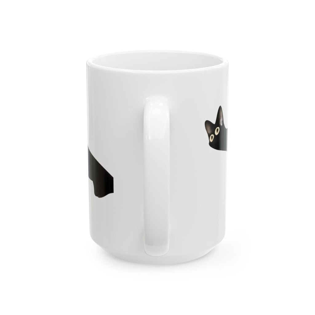 Longcat Meme Coffee Mug - Seamless Wrap-Around Design (11oz, 15oz)
