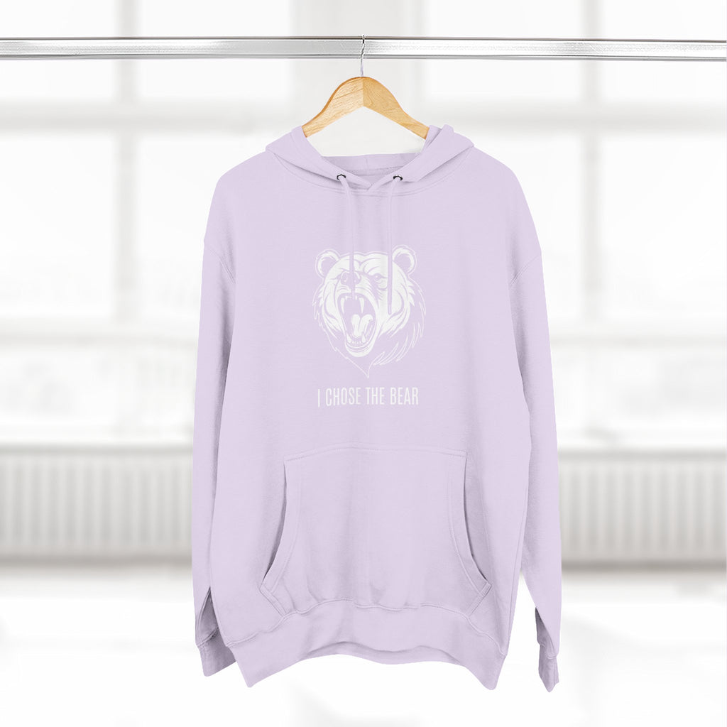 I Chose The Bear Hoodie - Roaring Streetwear Fleece Pullover