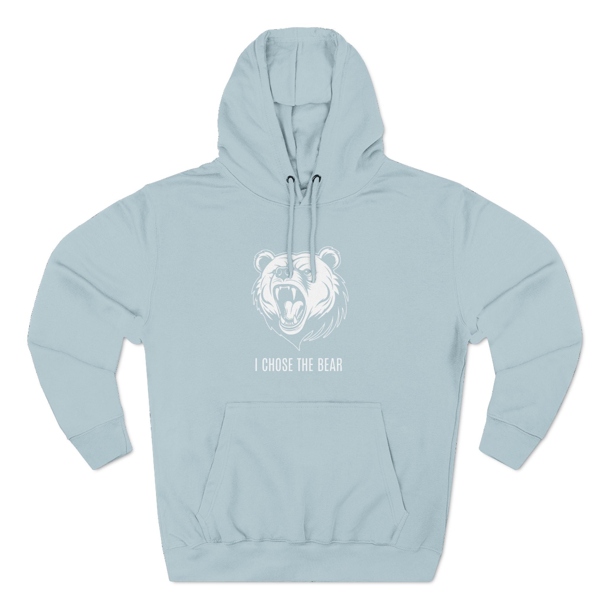 I Chose The Bear Hoodie - Roaring Streetwear Fleece Pullover