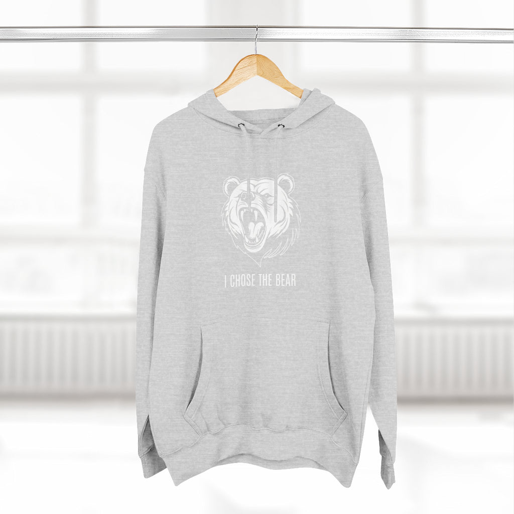 I Chose The Bear Hoodie - Roaring Streetwear Fleece Pullover