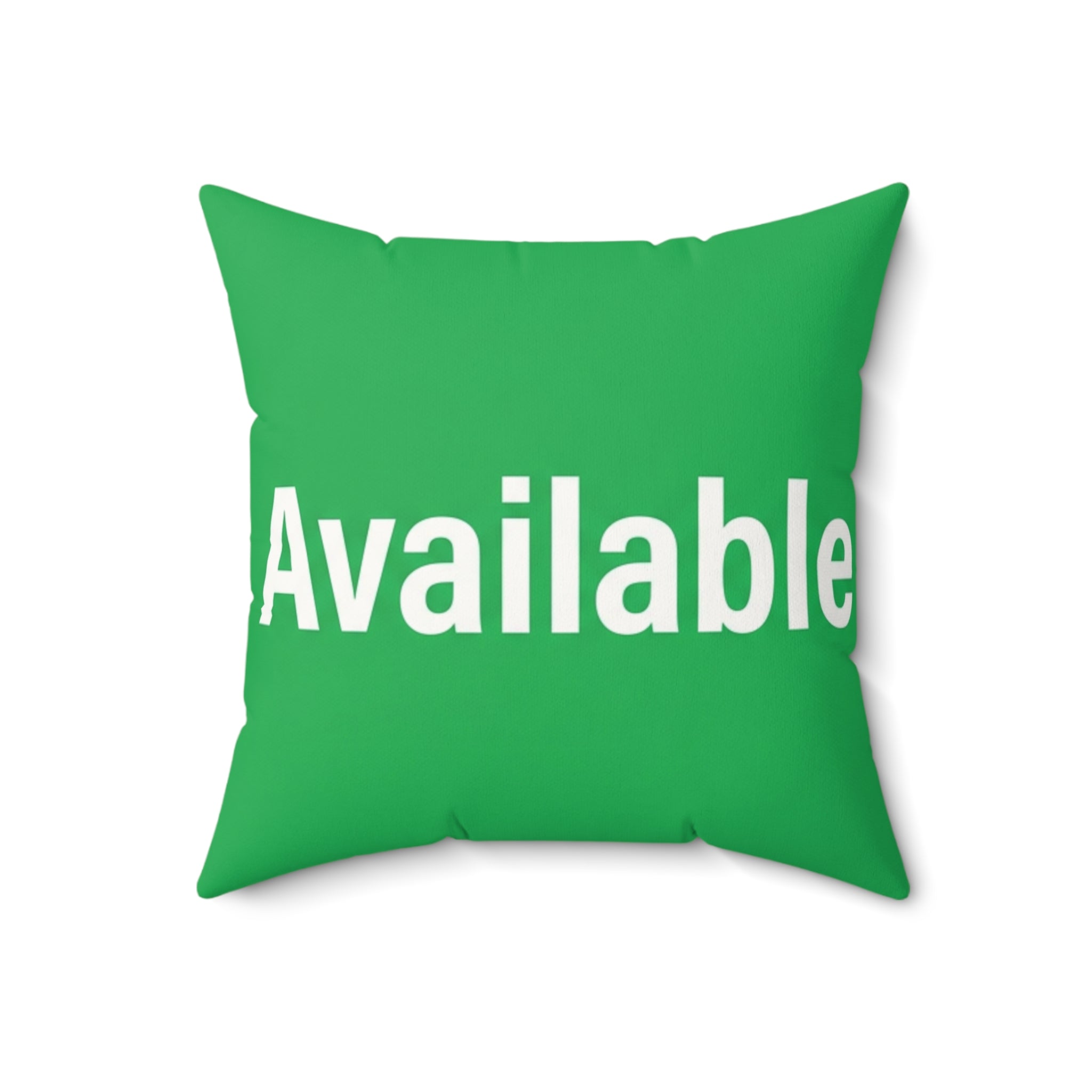 Get Away / Available Double-Sided Mood Pillow – The Ultimate Sanity Indicator