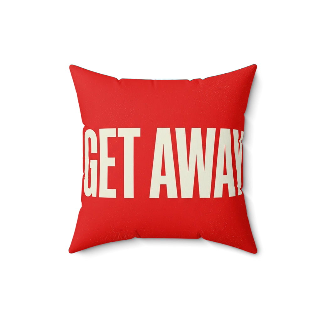 Get Away / Available Double-Sided Mood Pillow – The Ultimate Sanity Indicator