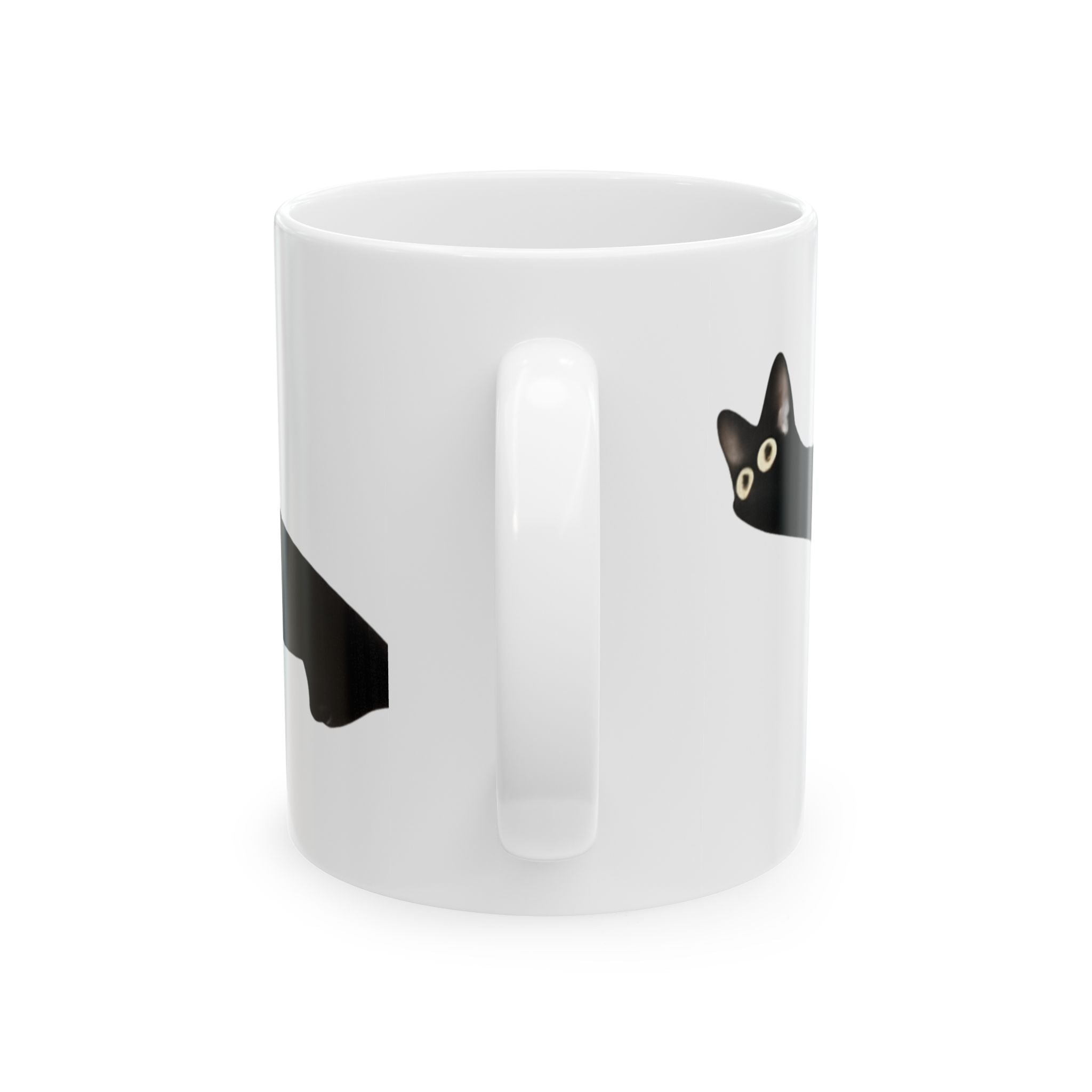 Longcat Meme Coffee Mug - Seamless Wrap-Around Design (11oz, 15oz)