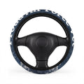 Patriotic Camo Steering Wheel Cover | Air Force Veteran Style Military Interior Accessory