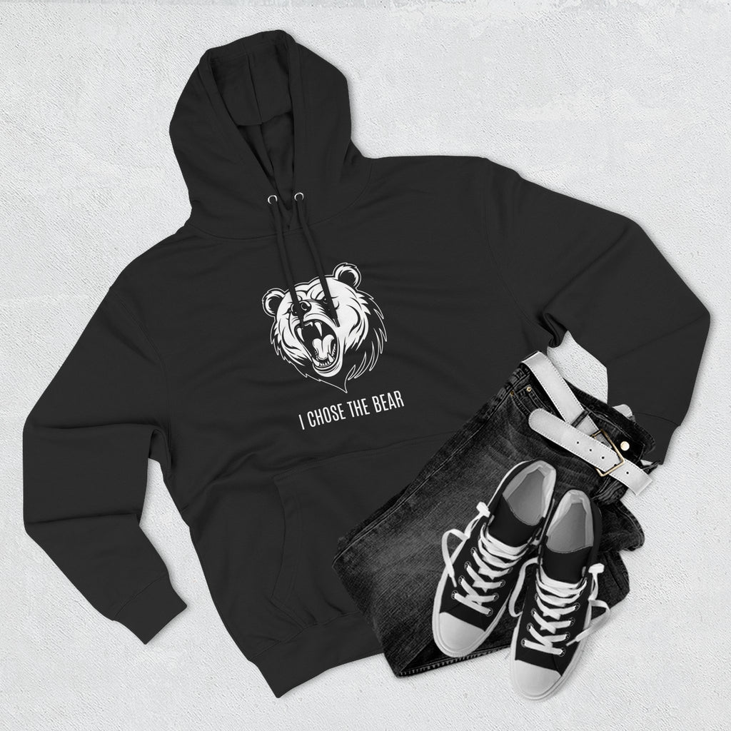 I Chose The Bear Hoodie - Roaring Streetwear Fleece Pullover