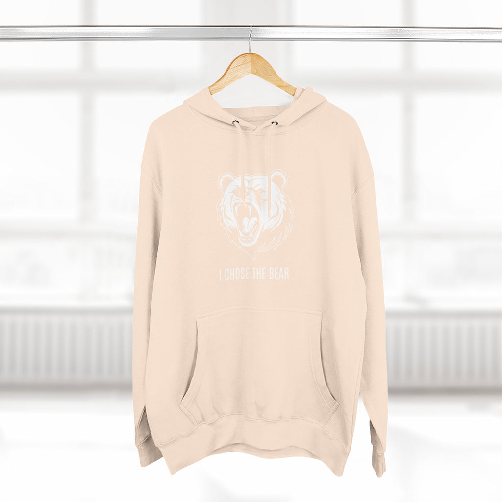 I Chose The Bear Hoodie - Roaring Streetwear Fleece Pullover