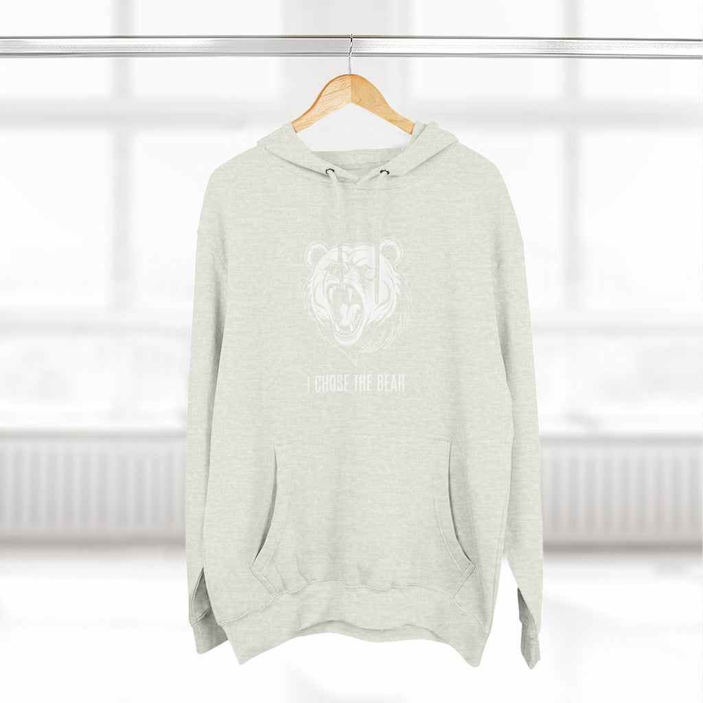 I Chose The Bear Hoodie - Roaring Streetwear Fleece Pullover