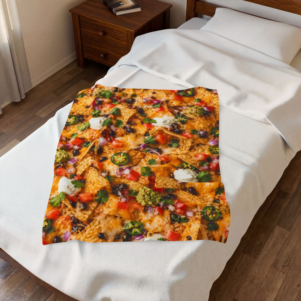 The "Nacho Average Blanket" Velveteen Plush Throw