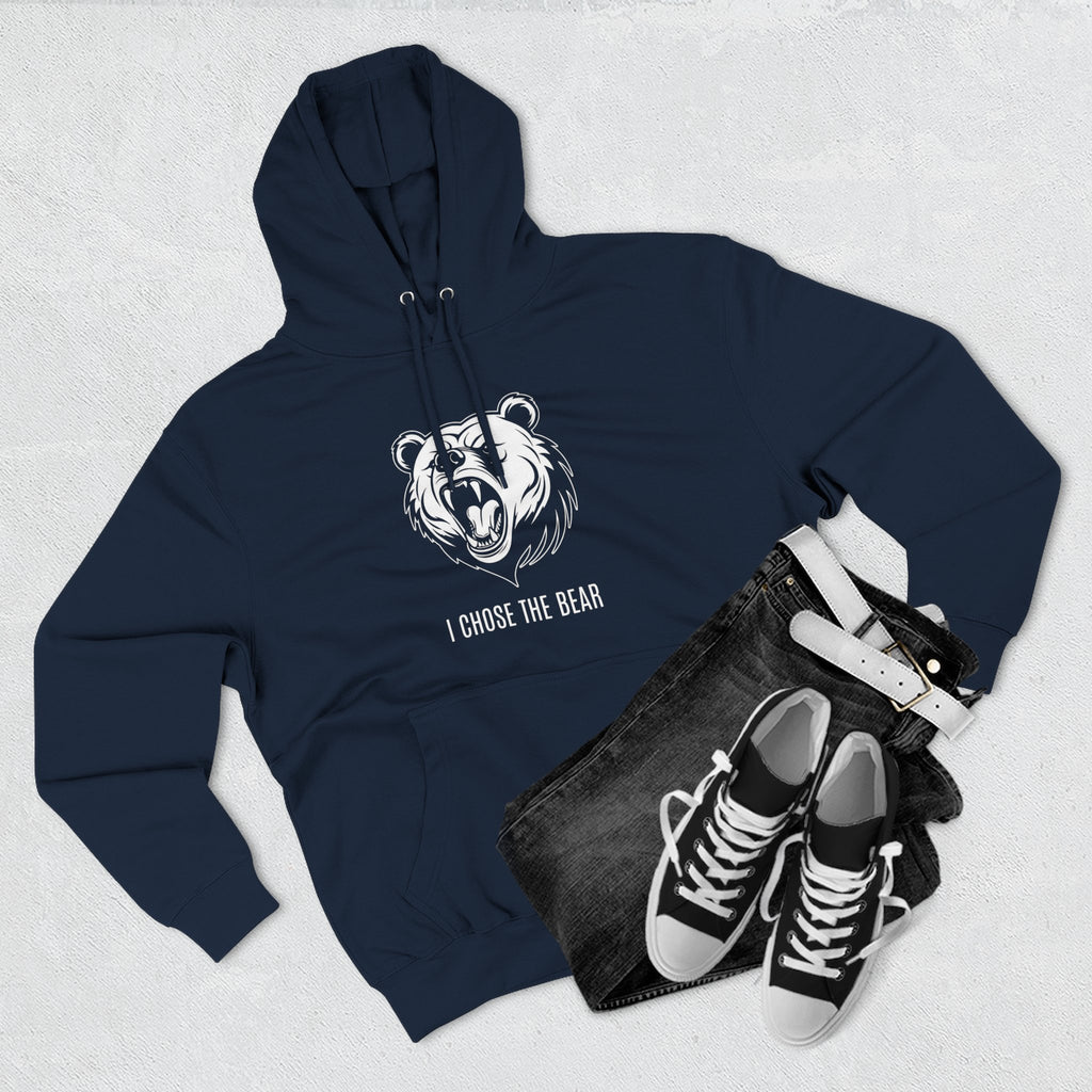 I Chose The Bear Hoodie - Roaring Streetwear Fleece Pullover