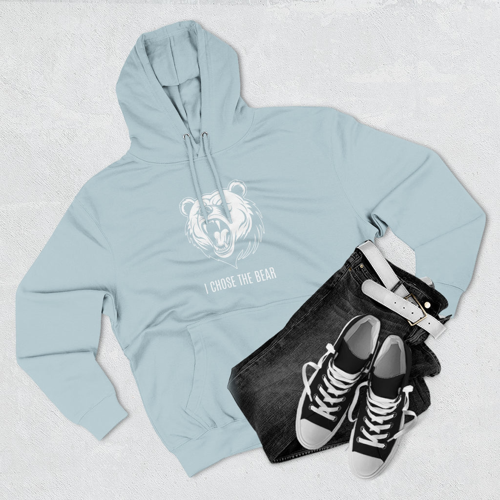 I Chose The Bear Hoodie - Roaring Streetwear Fleece Pullover